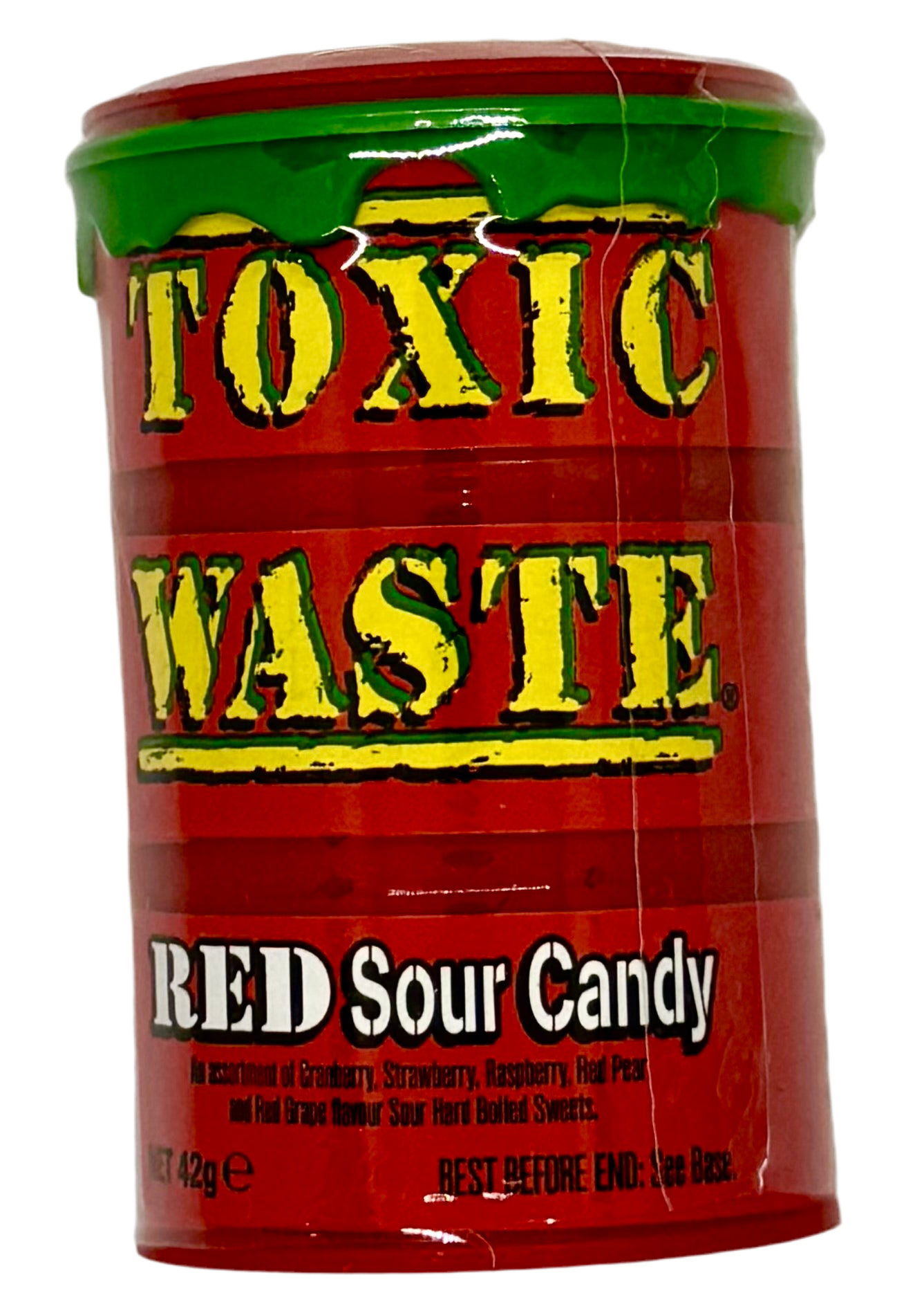 Red Toxic Waste Drum