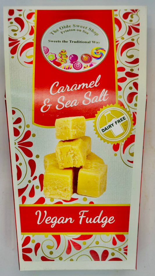 Vegan Caramel & Sea Salt Fudge