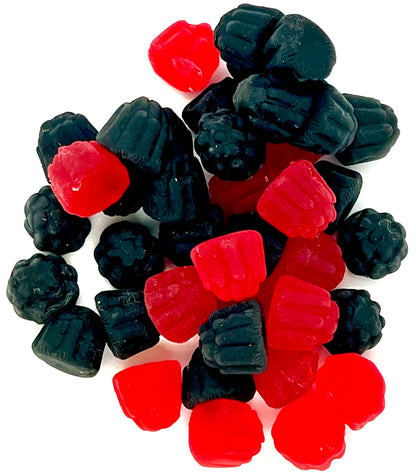 Blackberry and raspberry gums