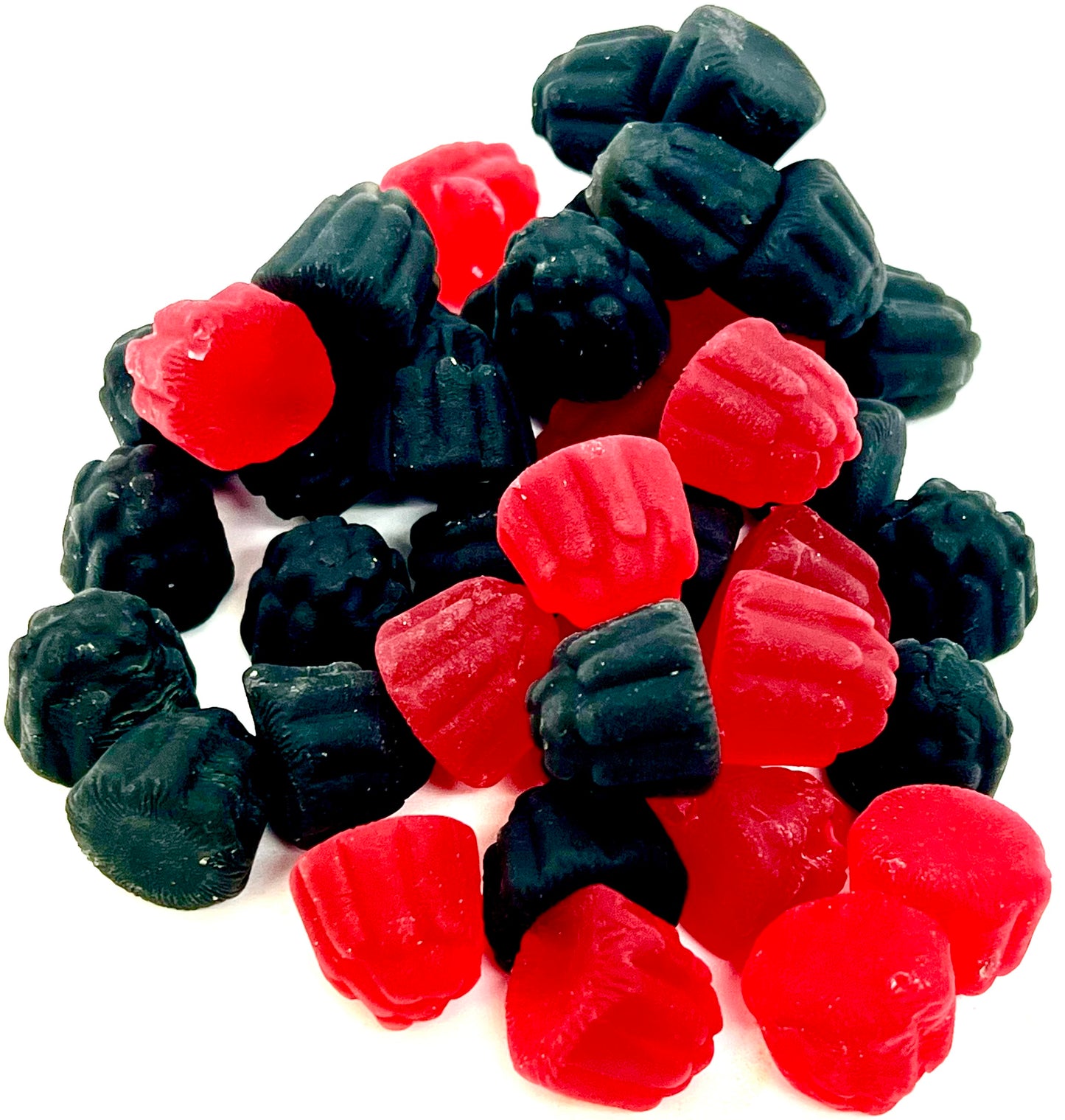 Blackberry and raspberry gums